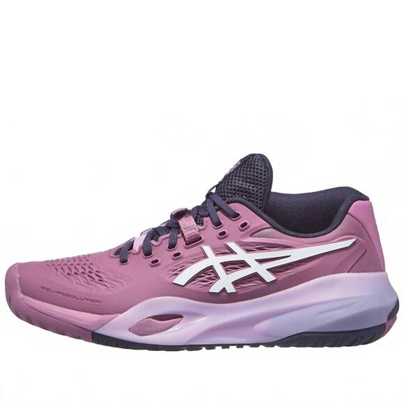 NEW ASICS women's gel-resolution x shoes in ube/white